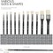 ARTIFY Oil Paint Brush Set - 11 Pieces | Professional Artist Paint Brush Set for Oil Painting | Natural Hog Bristle Brushes with an Additional Nylon Brush, Perfect for Oil, Acylic and Gouache